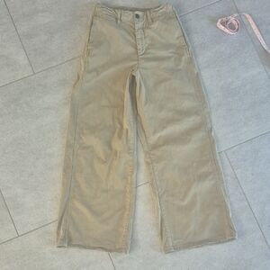 rag & bone Olive Green Chino Wide Leg Pants. Size 6